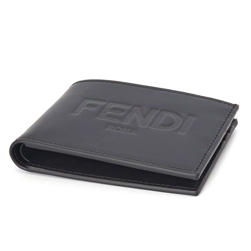 FENDI 21SS ロゴエンボス 二つ折り財布 (FENDI/折りたたみ財布 FENDI 21SS ロゴエンボス 二つ折り財布 (FENDI/折りたたみ財布