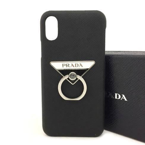 在庫有!限定1 プラダ☆Prada iphoneケース 三角ロゴリング付き (PRADA ...