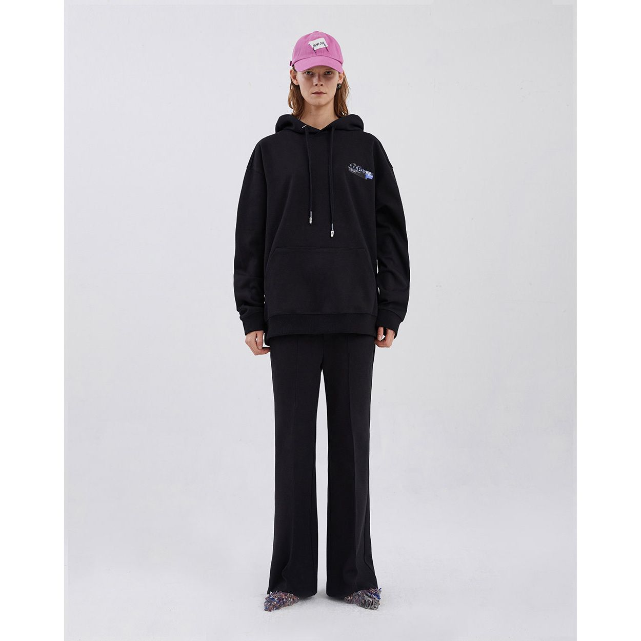 ☆ADER ERROR☆送料込み☆韓国☆フーディ Foil tape logo hoodie ☆ADER ERROR☆送料込み☆韓国☆フーディ Foil tape logo hoodie