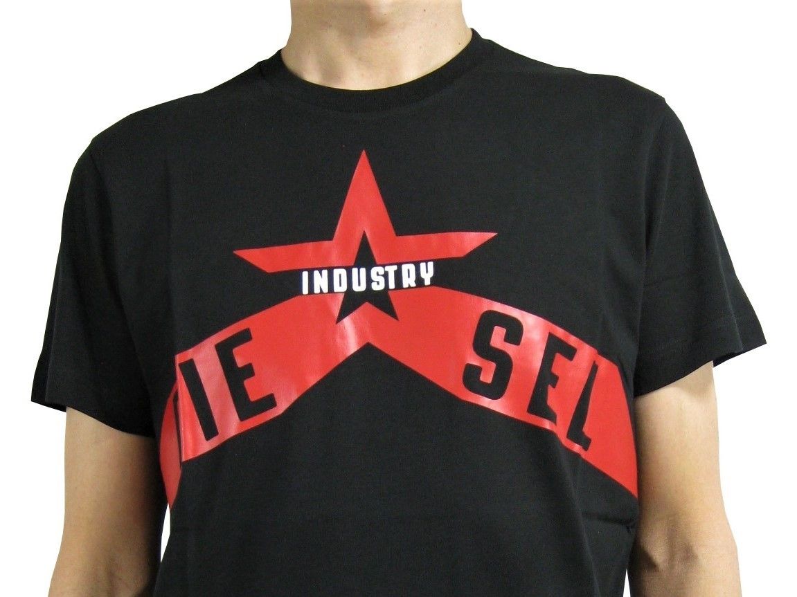 DIESEL スター プリント 半袖 Tシャツ T-DIEGO-A7 最短翌日着 (DIESEL DIESEL スター プリント 半袖 Tシャツ T-DIEGO-A7 最短翌日着 (DIESEL