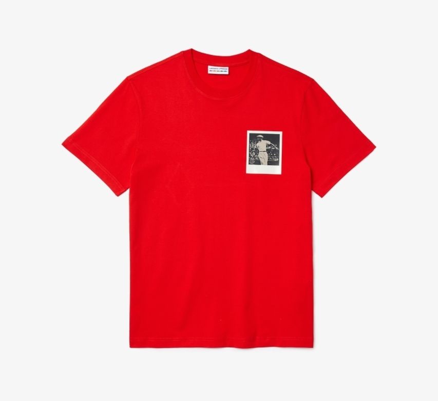 LACOSTE☆ POLAROID 半袖 T-シャツ 3カラー - TH2093 51G (LACOSTE/T LACOSTE☆ POLAROID 半袖 T-シャツ 3カラー - TH2093 51G (LACOSTE/T