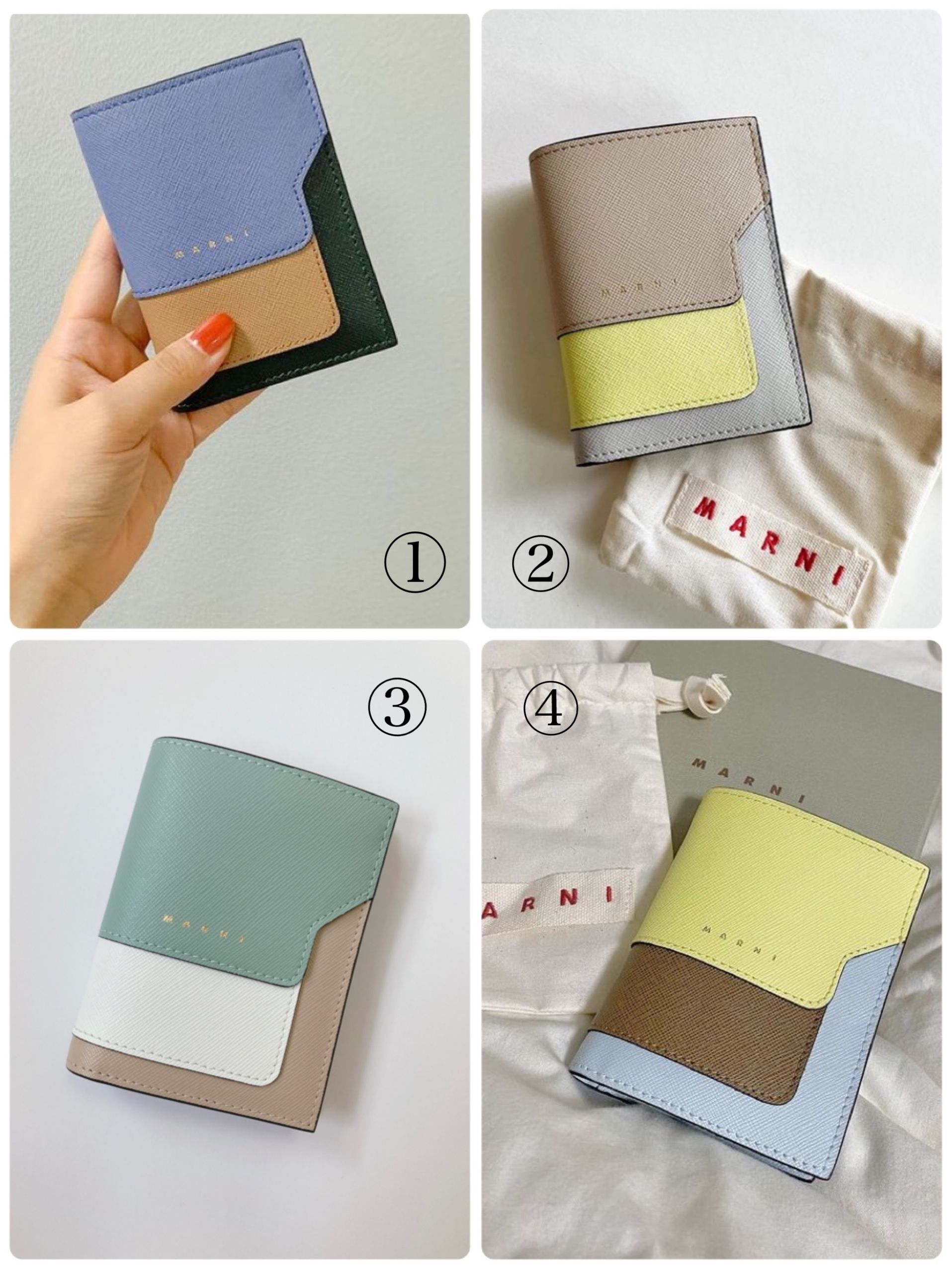 国内発送関税込◎MARNI マルニ 二つ折り財布 ウォレット 国内発送関税込◎MARNI マルニ 二つ折り財布 ウォレット
