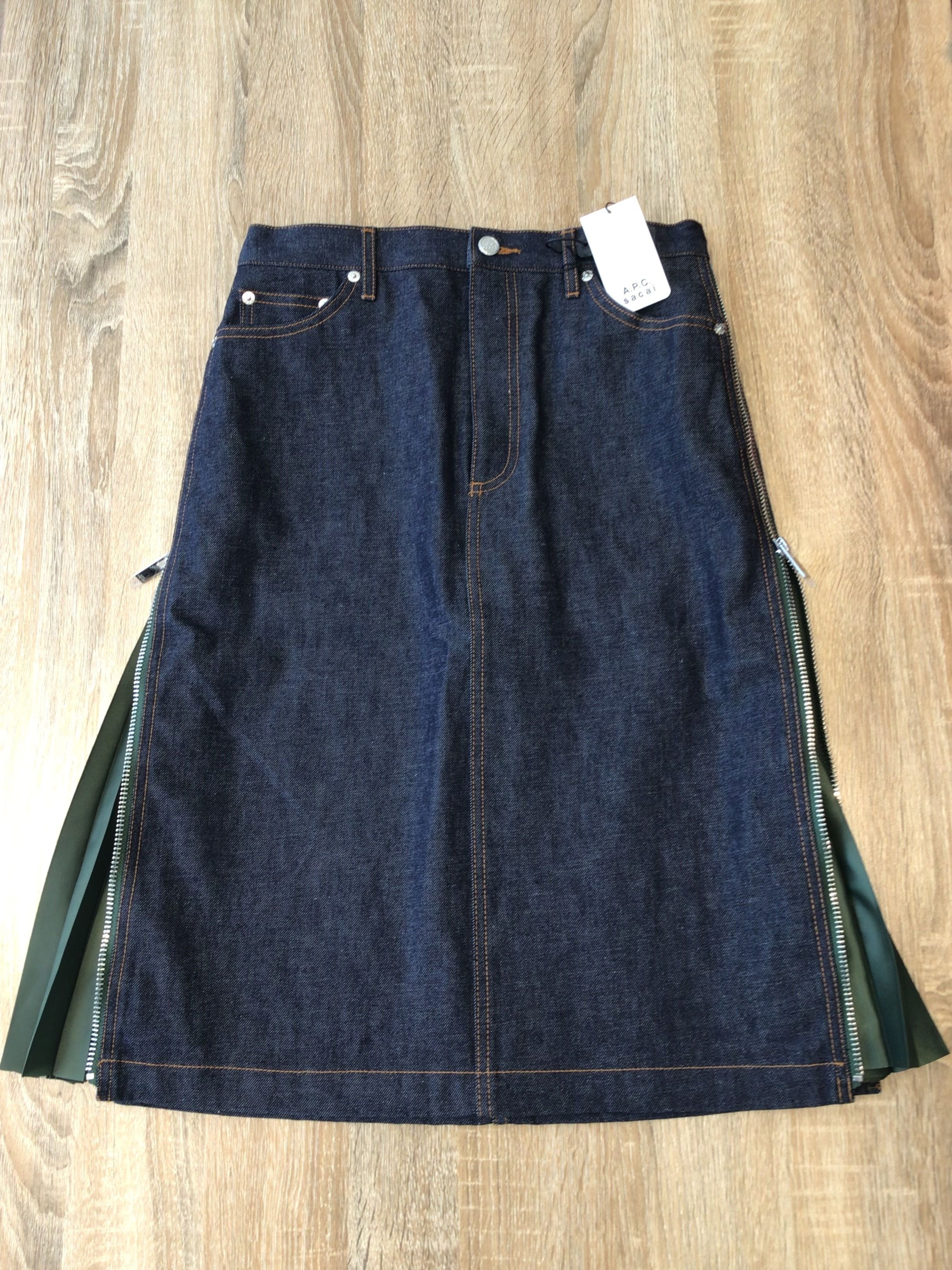 経典ブランド 2カラー MAIデニムスカート アーペーセーサカイ☆ Sacai