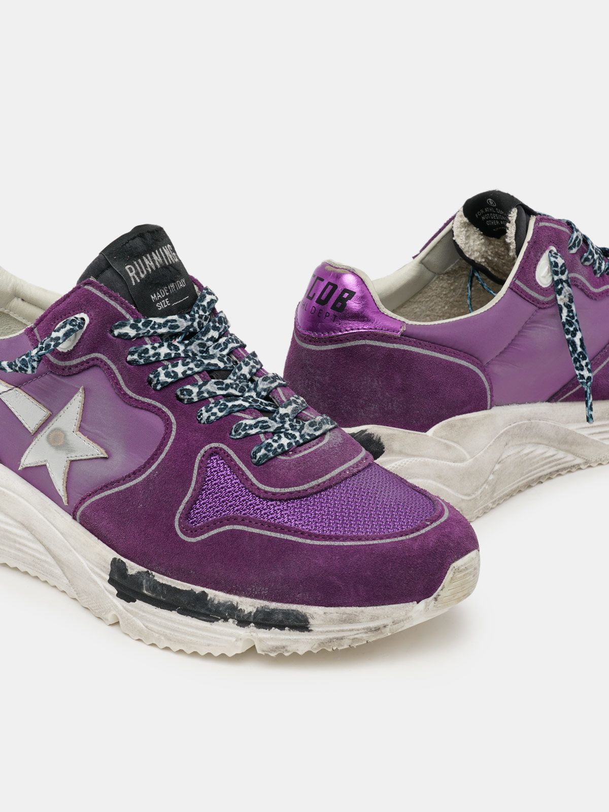 Golden Goose☆Running Sole スニーカー バイオレットヒールタブ ...