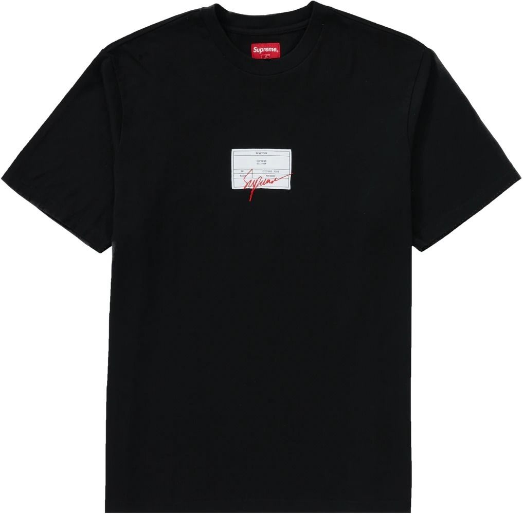 Supreme Signature Label S/S SS Top TEE SS 21 WEEK 9 Supreme Signature Label S/S SS Top TEE SS 21 WEEK 9
