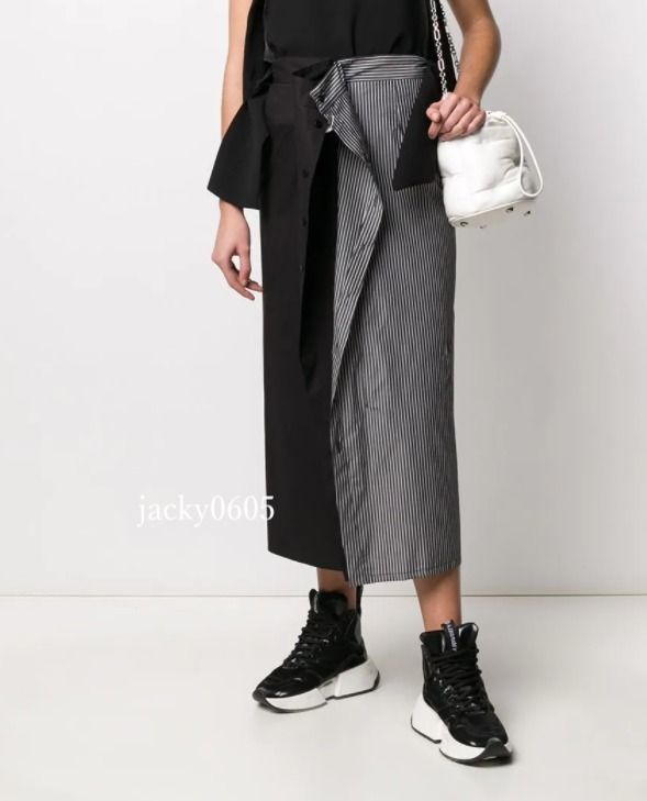 MM6 Maison Margiela マルジェラ スカート バイカラー シャツ (MM6