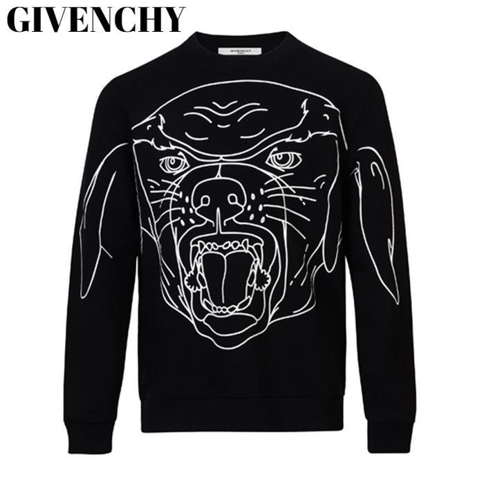 ジバンシィ ロットワイラースウェットシャツ ブラック (GIVENCHY ...