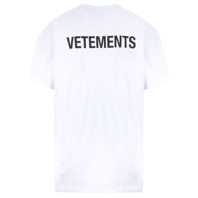 関送込【VETEMENTS】front and back ロゴ Tシャツ (VETEMENTS/Tシャツ 関送込【VETEMENTS】front and back ロゴ Tシャツ (VETEMENTS/Tシャツ