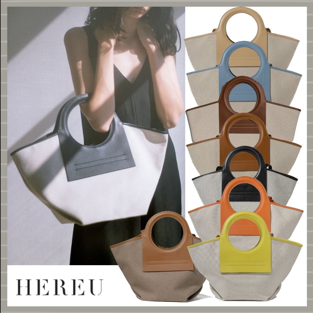 大人気デザイン☆【HEREU】CALA S キャンバス トートバッグ/各色 大人気デザイン☆【HEREU】CALA S キャンバス トートバッグ/各色