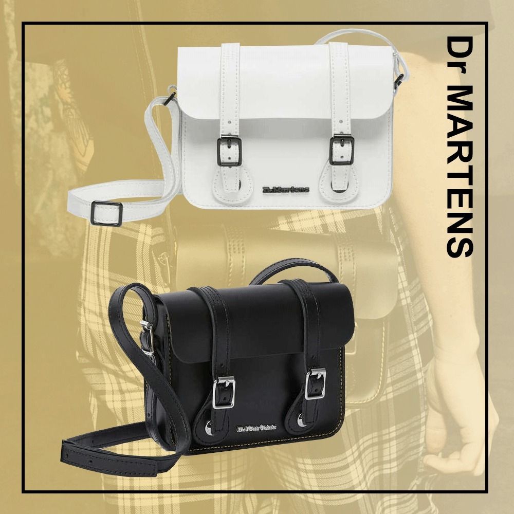 Dr Martens☆7インチ サッチェルバッグ☆ブラック&ホワイト (Dr ...