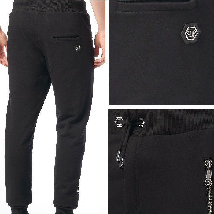 フィリップ プレイン パンツ ブラック MJT1272 ストーンスカル フィリップ プレイン パンツ ブラック MJT1272 ストーンスカル