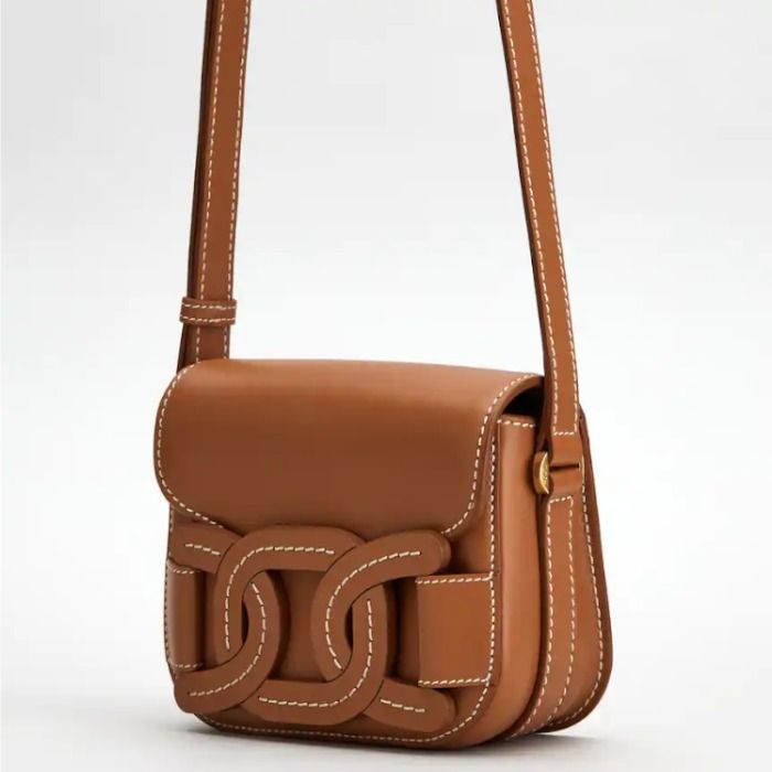 ◇TOD'S◇トッズ ミニ レザー ショルダーバッグ ケイト ステッチ ...
