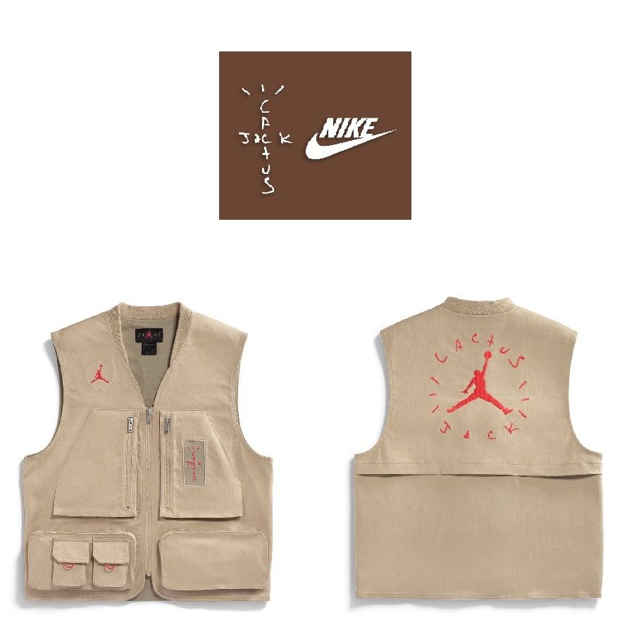 国内発送 関税込 JORDAN X TRAVIS SCOTT UTILITY VEST XS〜2XL (Nike ...