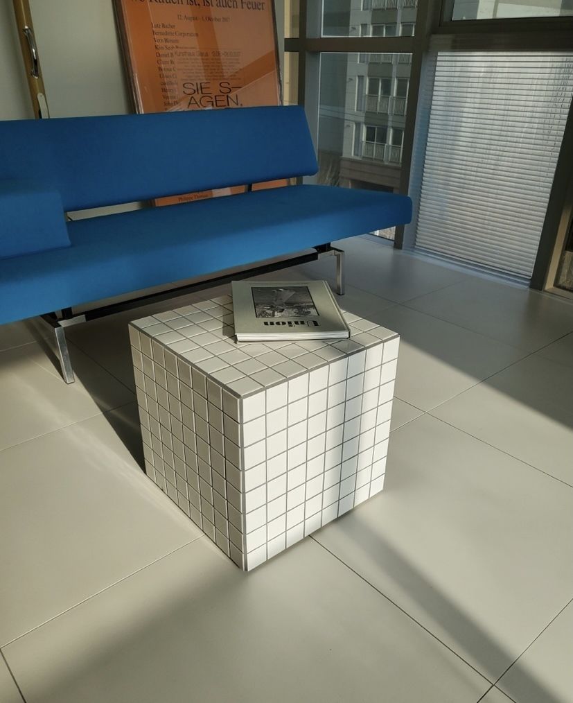 Multi Tile Furniture / マルチタイルキューブ スツール /送料込