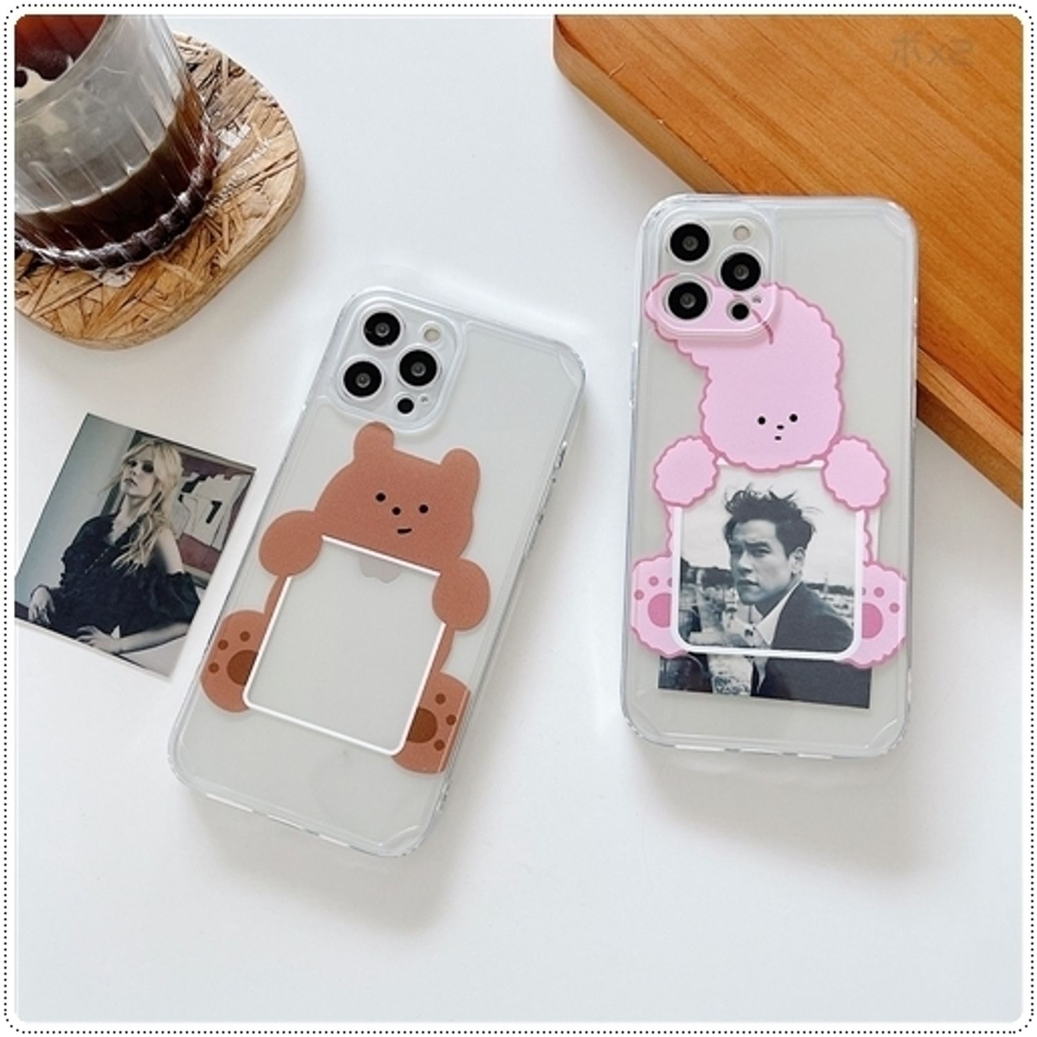 かわいい うさぎ クマ Diyフォトフレーム Iphoneケース Iphone スマホケース Buyma
