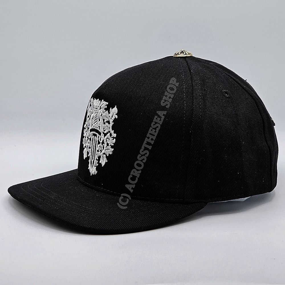 Chrome Hearts Dagger Denim Baseball Hat Black White (CHROME