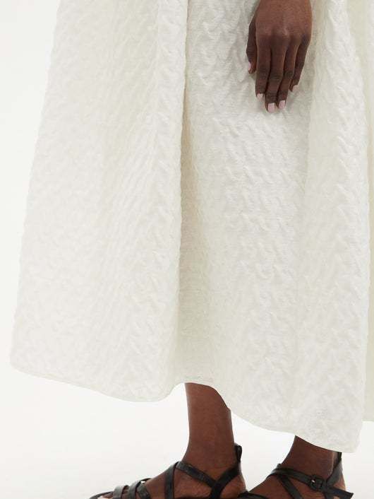 Cecilie Bahnsen】2色展開 ベス リネンブレンドクロッケドレス ...