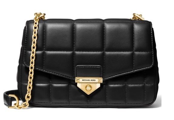 セール雑誌掲載Michael Kors Sohoラージレザー2wayショルダー (Michael