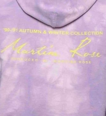 MARTINE ROSE バック ロゴ タイダイ プリント パーカー 2色 MARTINE ROSE バック ロゴ タイダイ プリント パーカー 2色