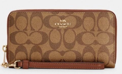 COACH ロング ジップ アラウンド ウォレット シグネチャー (Coach/長 COACH ロング ジップ アラウンド ウォレット シグネチャー (Coach/長