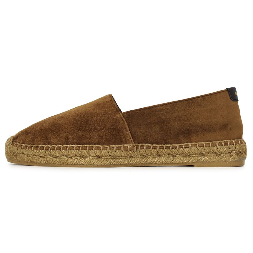 Saint Laurent 21SS Logo スエード エスパドリーユ/スリッポン Saint Laurent 21SS Logo スエード エスパドリーユ/スリッポン