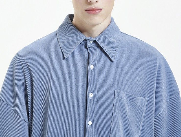 【LA MER MA MAISON】21SS★ PLEATS HALF SHIRT LA MER MA MAISON】21SS☆ PLEATS HALF SHIRT (LA MER MA MAISON