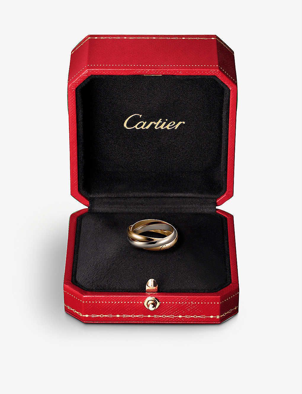Cartier】カルティエ トリニティ 18K ゴールド リング 指輪 (Cartier Cartier】カルティエ トリニティ 18K ゴールド リング 指輪 (Cartier