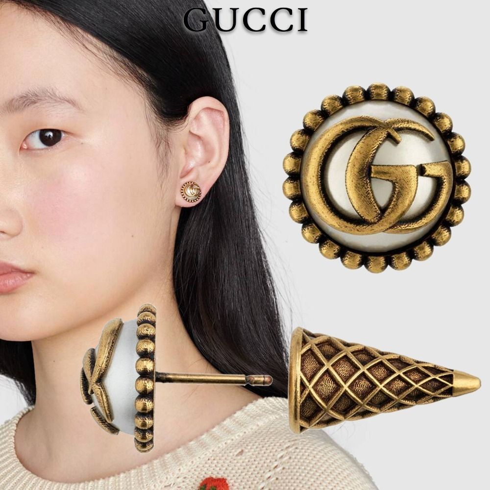 グッチ GUCCI☆ダブルG アイスクリームコーン イヤリング (GUCCI グッチ GUCCI☆ダブルG アイスクリームコーン イヤリング (GUCCI