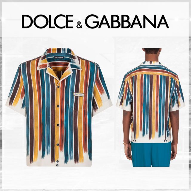 Dolce&Gabbana◇シャツ ハワイフィット シルク ブラシストローク ...