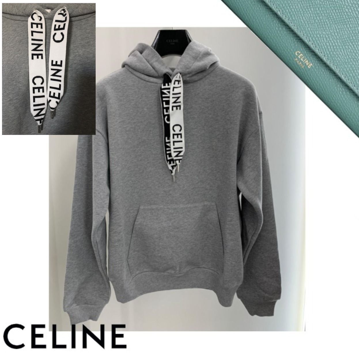 限定モデル☆【セリーヌ】CELINE フード付きスウェット (CELINE ...