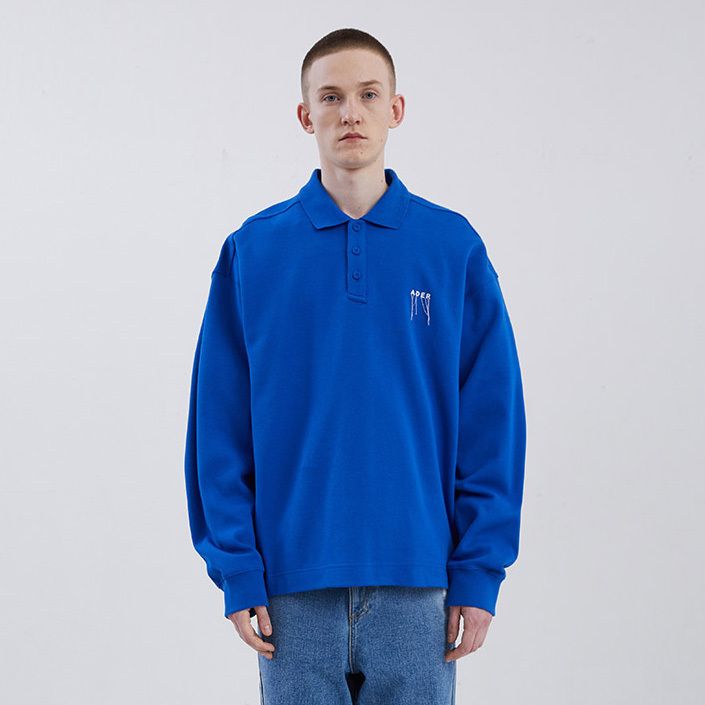 ☆ADER ERROR☆送料込み☆正規品☆韓国☆Needle logo polo shirt ...