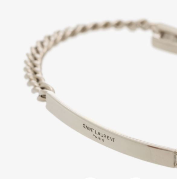 Saint Laurent☆メタルのIDブレスレット (Saint Laurent/ブレスレット ...