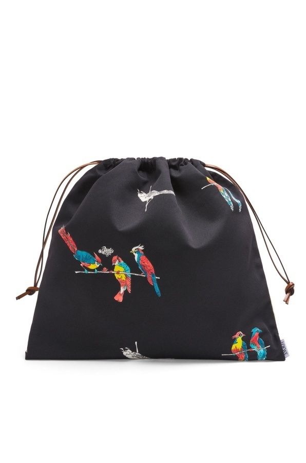 LOEWE パロット ドローストリングポーチ 国内直営店 すぐ届く (LOEWE ...