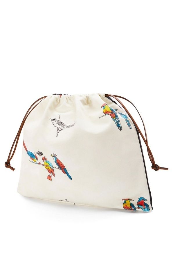 LOEWE パロット ドローストリングポーチ 国内直営店 すぐ届く (LOEWE ...