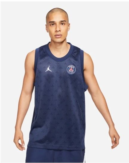 Nike Jordan×PSG コラボ☆パリサンジェルマン メッシュ シャツ (Nike Nike Jordan×PSG コラボ☆パリサンジェルマン メッシュ シャツ (Nike