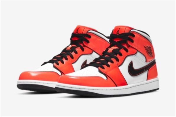 人気のジョーダン Nike Air Jordan 1 Mid SE Turf Orange AJ1