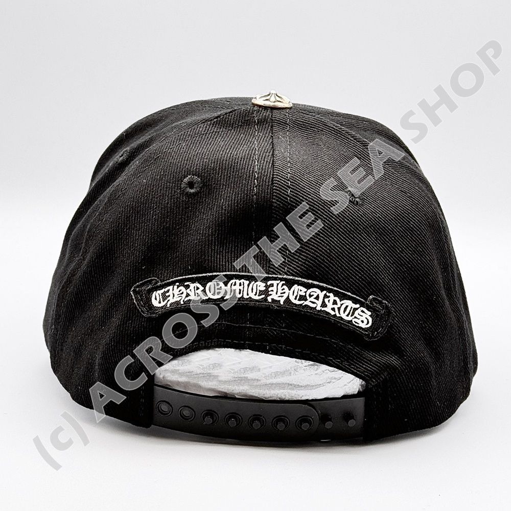 Chrome Hearts Vertical Logo Hat Black (CHROME HEARTS