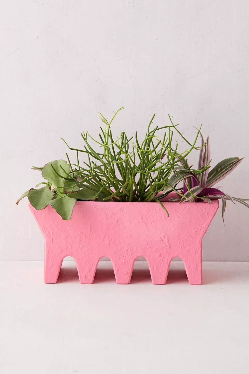 Urban Outfitters Wavy Base Clay Box Planter【スモール】 Urban Outfitters Wavy Base Clay Box Planter【スモール】