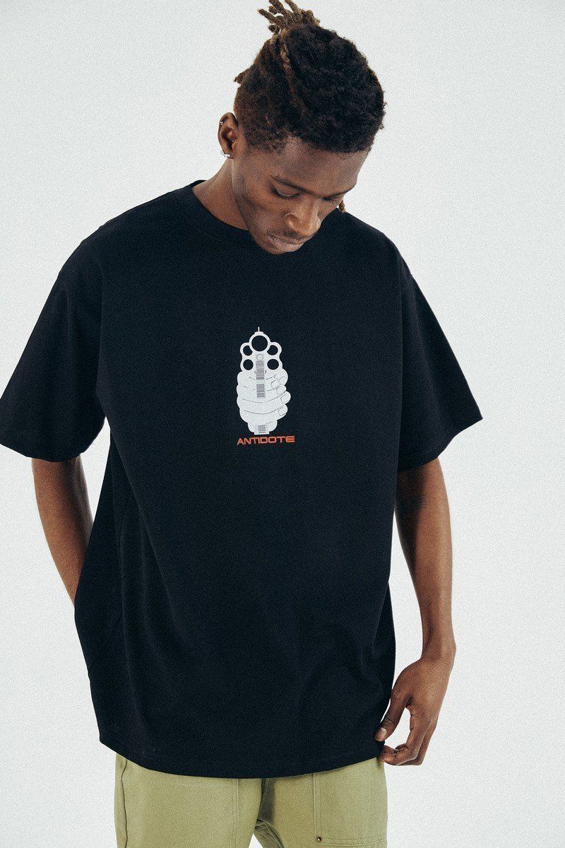 Copping Zoneガンロゴ半袖TシャツAntidote (Copping Zone/Tシャツ Copping Zoneガンロゴ半袖TシャツAntidote (Copping Zone/Tシャツ