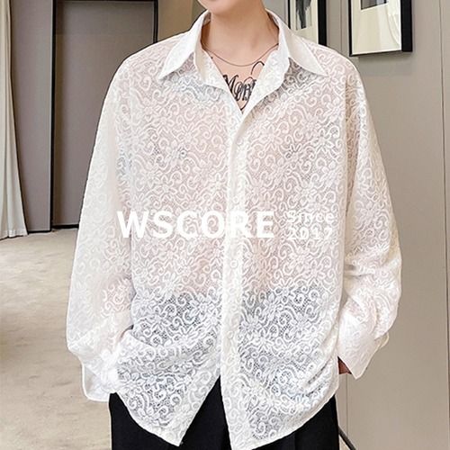 KOEISTORE ブラウス レディース レース Vネック 白 シャツ 春 夏