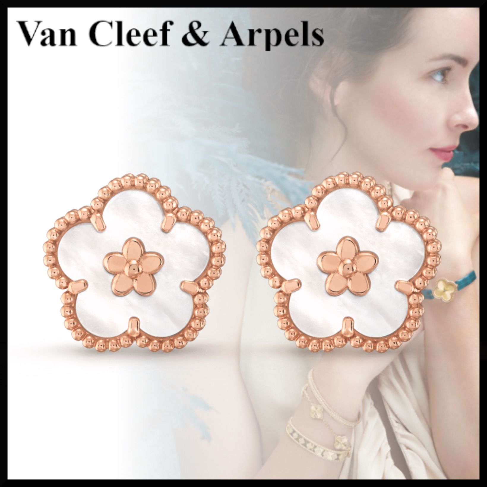 ãVan Cleef&Arpelsãã©ãã㌠ã¹ããªã³ã° ãã¢ã¹ ãã©ã è± ãVan Cleef&Arpelsãã©ãã㌠ã¹ããªã³ã° ãã¢ã¹ ãã©ã è±