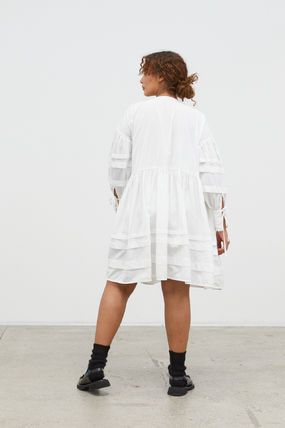 CECILIE BAHNSEN】Amalie ラップ ギャザー ワンピース (CECILIE ...