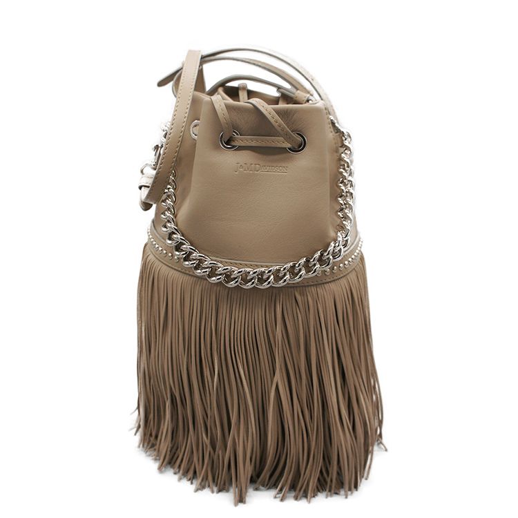 J&M Davidson フリンジカーニバル ミディアム Warm Taupe (J & M ...