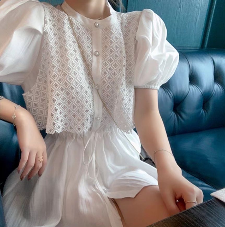 ページ限定特価1セットのみ♡新品☆半袖トップスとショートパンツのセット♡送料込 バイカラーショートパンツセットアップ 2色展開 | celeste