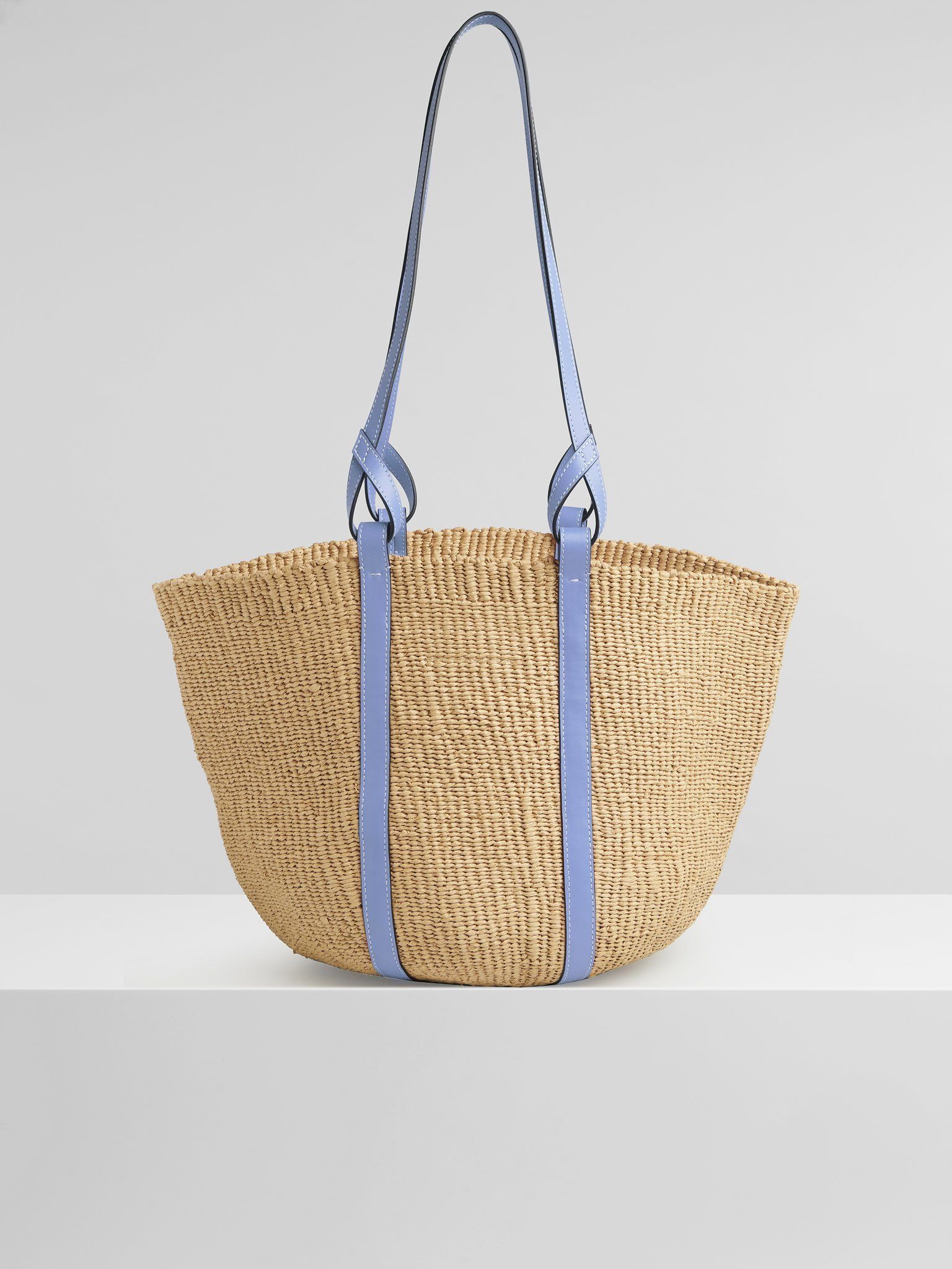 Chloe #CHLOE #WFTO #ラージバスケット 【Gentle Blue】 (Chloe/かご Chloe #CHLOE #WFTO #ラージバスケット 【Gentle Blue】 (Chloe/かご