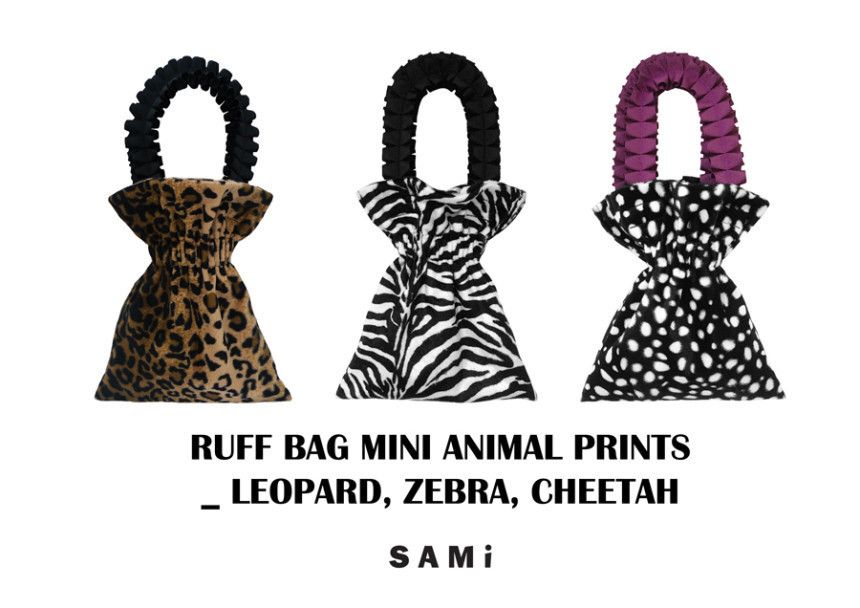 uni's room select【studioSAMI】RUFF BAG MINI_LEOPARD uni's room select【studioSAMI】RUFF BAG MINI_LEOPARD (トート
