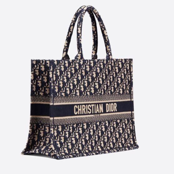 国内完売 メンズOK ディオール ブックトート バッグ ネイビー (Dior ...