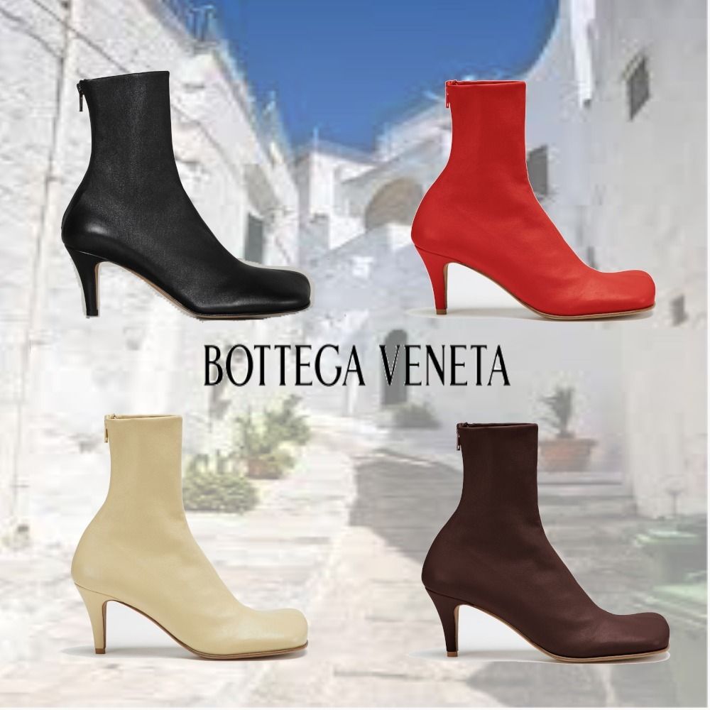 BottegaVeneta ブロックブーツ ストレッチレザー エレガント (BOTTEGA BottegaVeneta ブロックブーツ ストレッチレザー エレガント (BOTTEGA