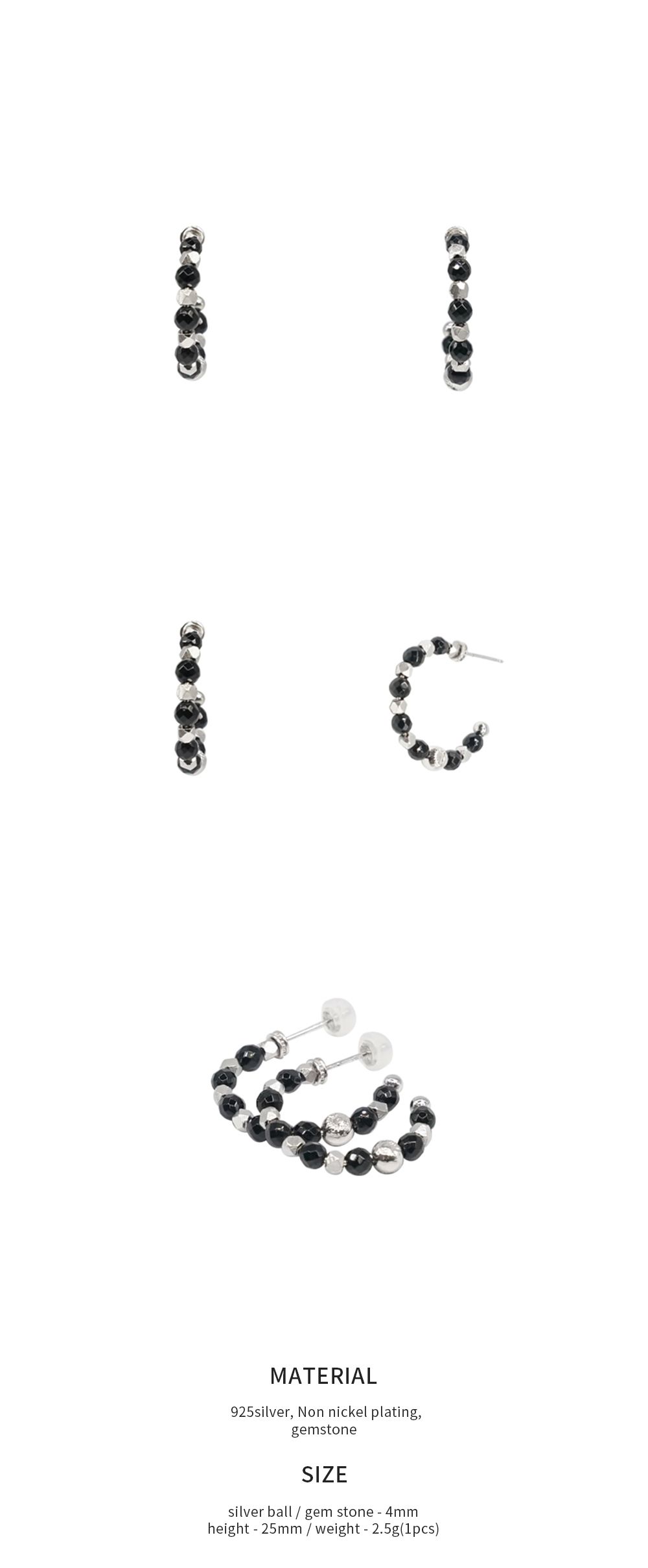 ★BTS Vテテ着用★人気★Aphrose★Persona ball bead earring.s BTS Vテテ着用☆関税込☆Aphrose☆Persona ball bead earring.s