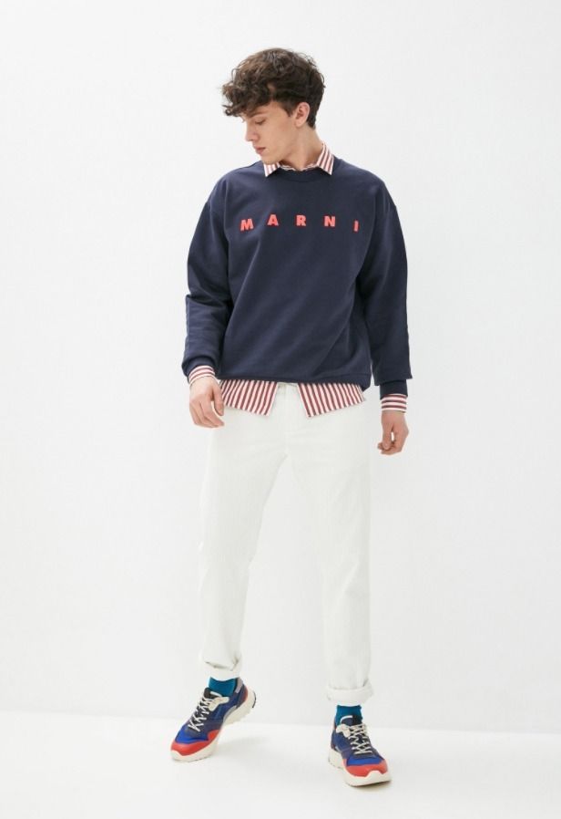 関税込】新作◇MARNI マルニ◇ロゴ コットン スウェット (MARNI 関税込】新作◇MARNI マルニ◇ロゴ コットン スウェット (MARNI